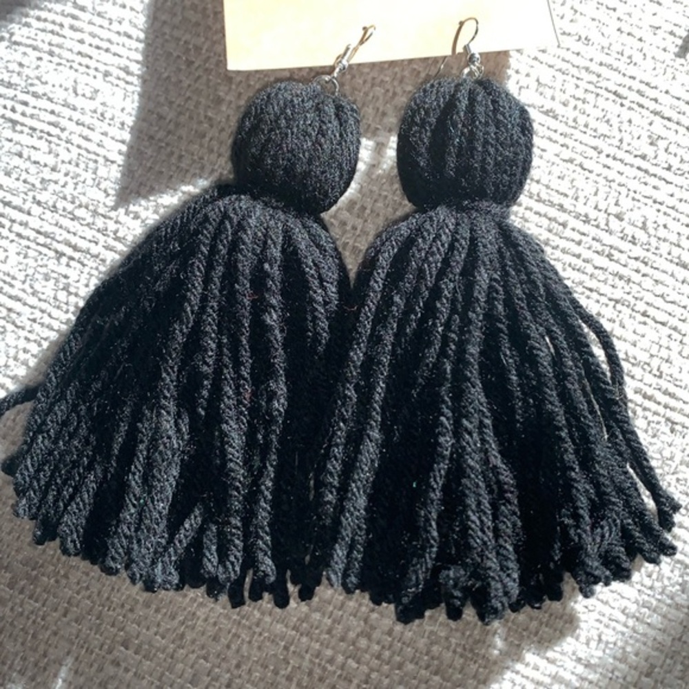 Tassel Yarn Earrings